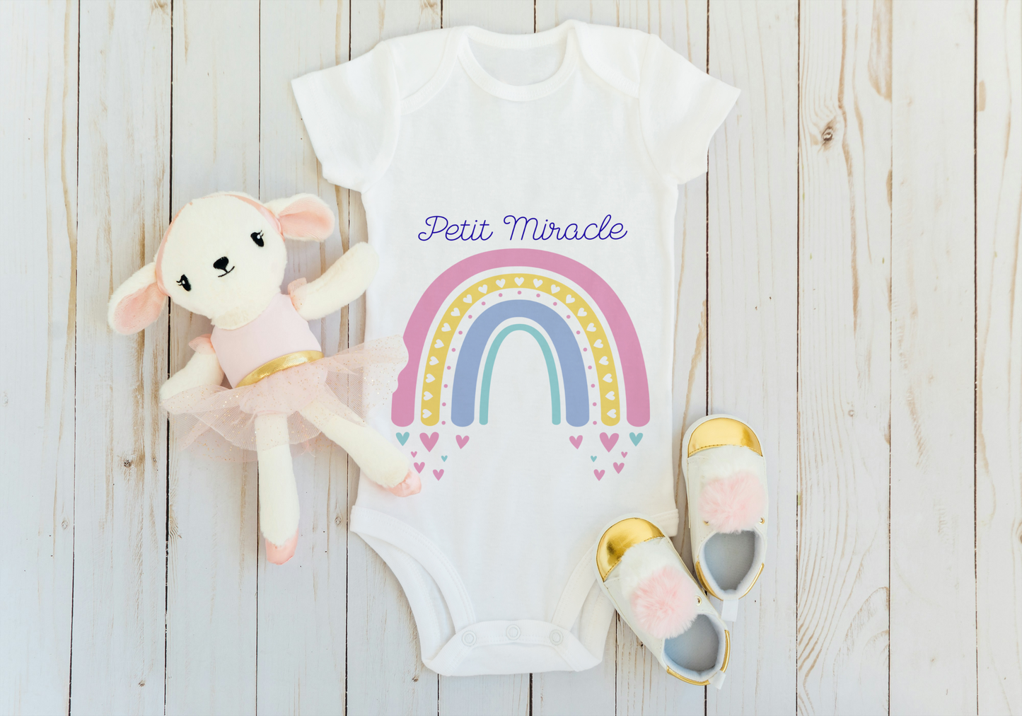 Classic Baby Long Sleeve Bodysuit White