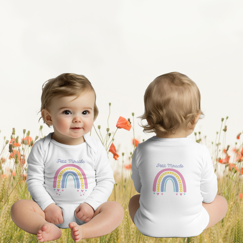 Classic Baby Long Sleeve Bodysuit White