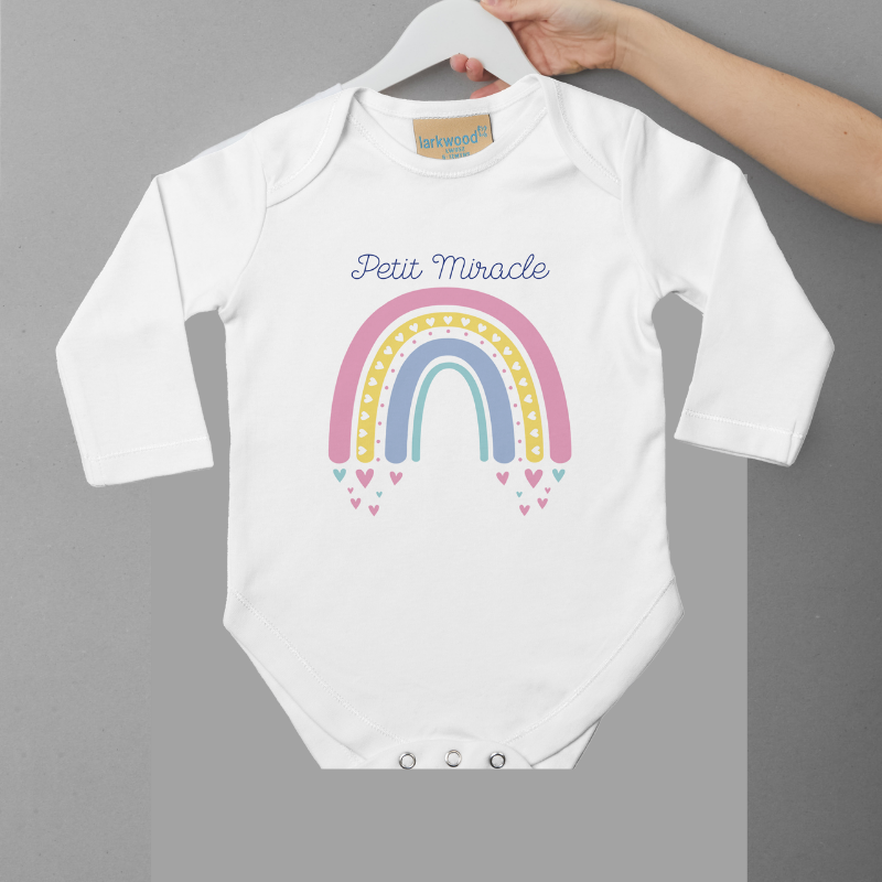 Classic Baby Long Sleeve Bodysuit White