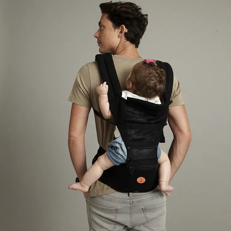 ๐ถ Multi-Functional Baby Waist Stool โ Ergonomic Organic Cotton Hip Seat Carrier for Newborns & Toddlers (Up to 20kg)